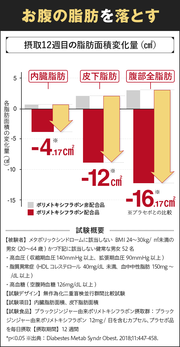 お腹の脂肪を落とす